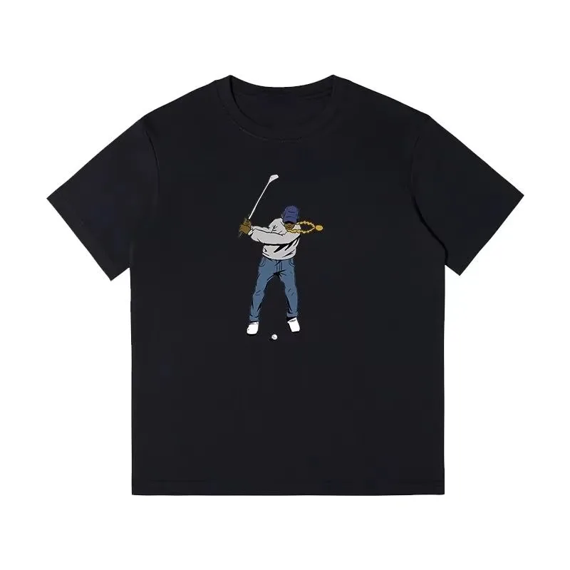 Golf Performance T-Shirt-Luxury Moisture-Wicking Tee-Men & Women's Designer Summer Sportswear
