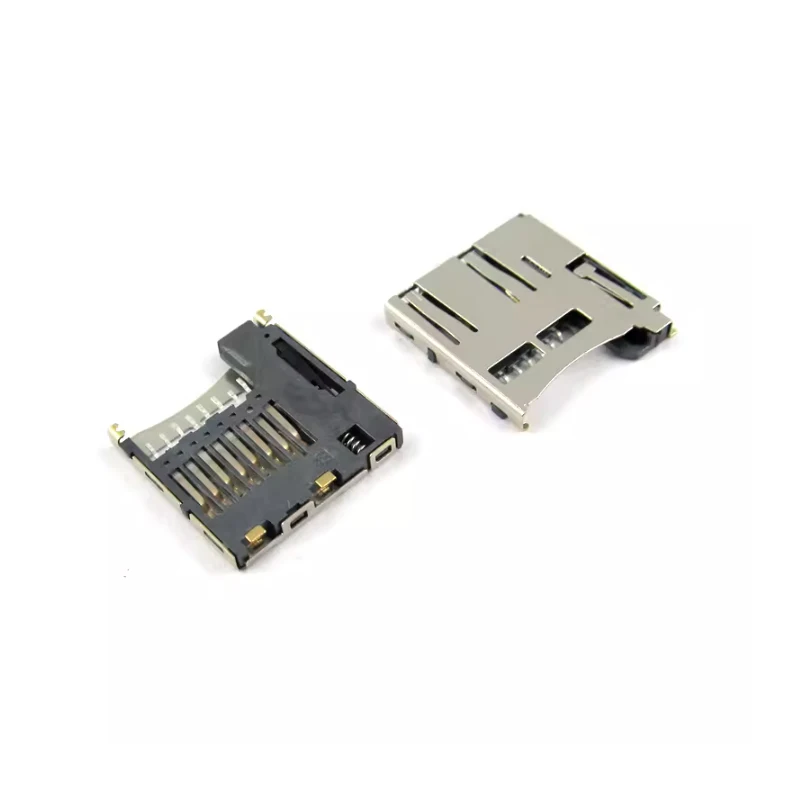 

TF self-ejecting internal soldering Card holder T-Flash MICRO SD Card holder 8P Patch mobile phone memory card holder