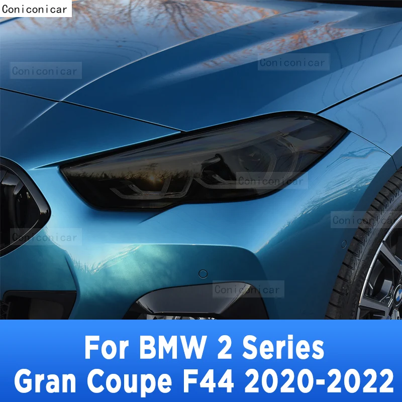 

For BMW 2 Series Gran Coupe 2022 F44 Car Exterior Headlight Anti-scratch Front Lamp Tint TPU Protective Film Repair Accessories