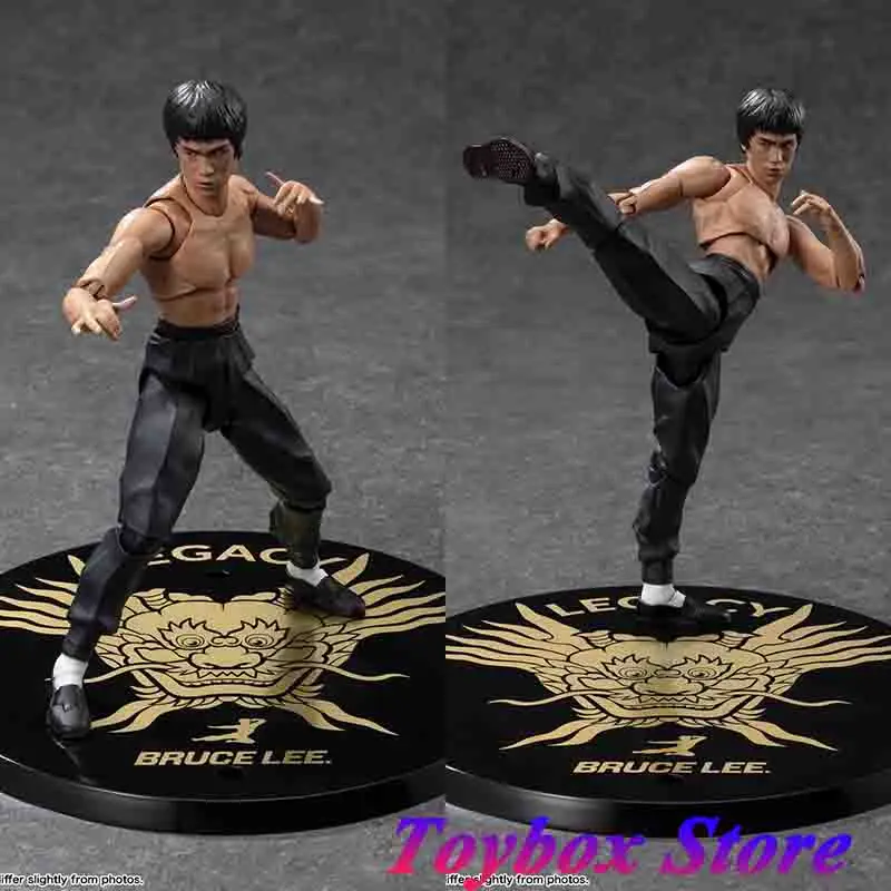 

Экшн-фигурка в наличии 1/12 SHF Брюс Ли, легендарная 50-я Юбилейная версия с подставкой, модель 6 дюймов, полный комплект игрушек