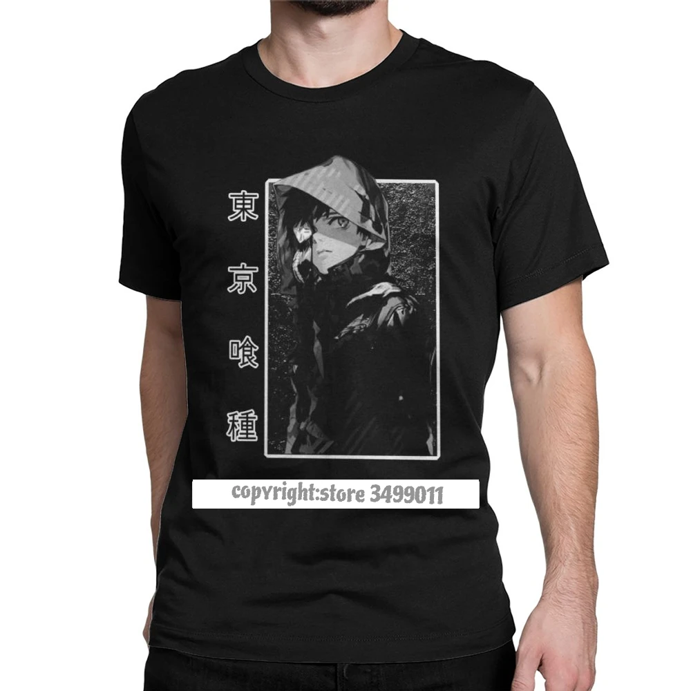 

Funny Kaneki Ken Tee Shirt Men Cotton Tshirts Tokyo Ghoul Japanese Anime Kaneki Tee Shirt Tops