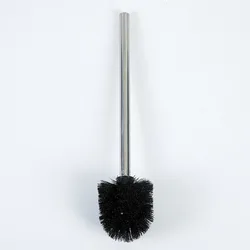 Enhanced Reusable Black Toilet Brush with Detachable Head (1PC)