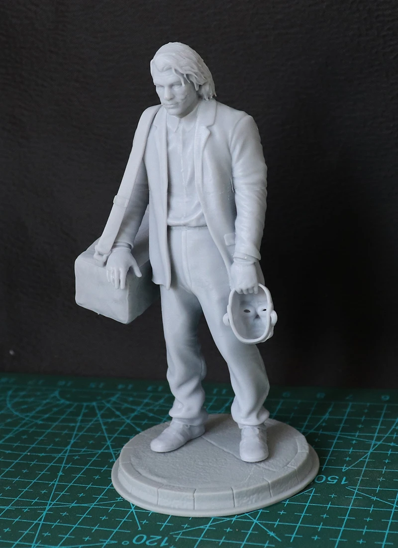 

1/24 75mm 1/18 100mm Resin Model Kits Joker Figure Unpaint No Color RW-608