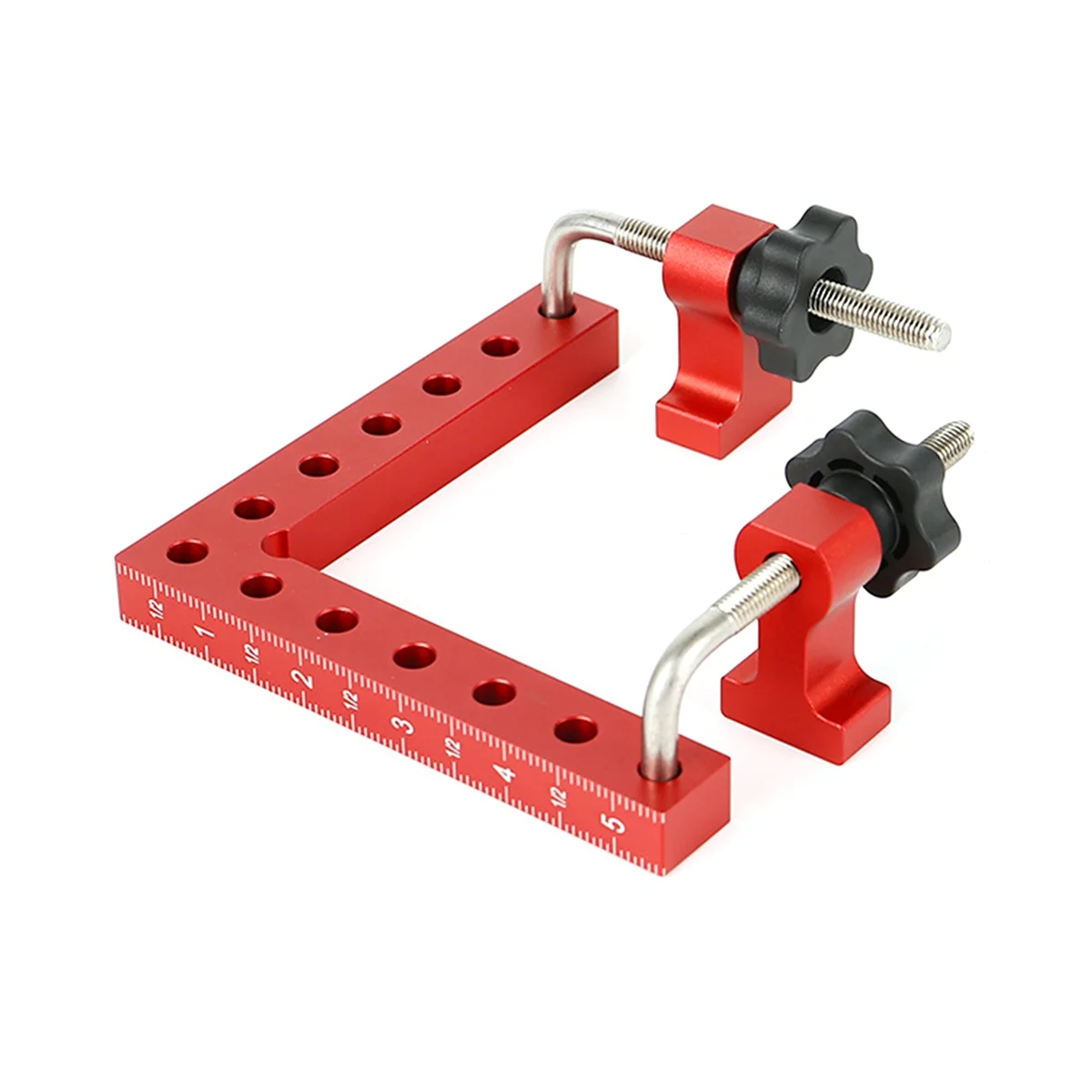 

1 PACK 90 Degree Positioning Squares Right Angle Clamping 5.5X5.5inch Woodworking Carpenter L-Type Corner Clamping Tool