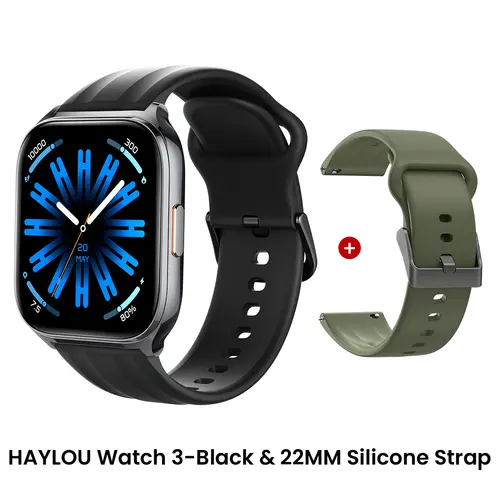 HAYLOU Watch 3 Voice Calling Smartwatch 1.85'' AMOLED Screen 24h Health Monitoring 150+ Sports Modes Smart Watch 1ATM Waterproof - Image 10