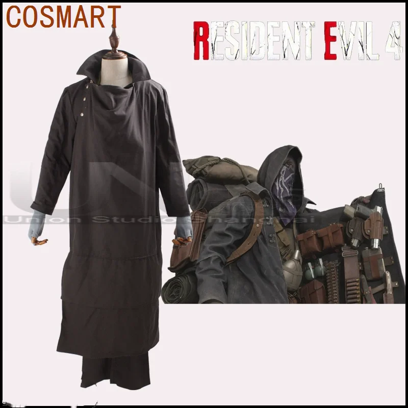 Cosmart Resident Evil 4 Remake Merchant Men Costume Cosplay Cos Game Anime Party Uniform Hallowen Play Vestiti Di Ruolo Abbigliamento