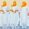 Lace Hollow Africa Dress African Dresses for 2023 New Women African Clothes Dashiki Taditional Boubou Arabic Robe Femme Moroccan