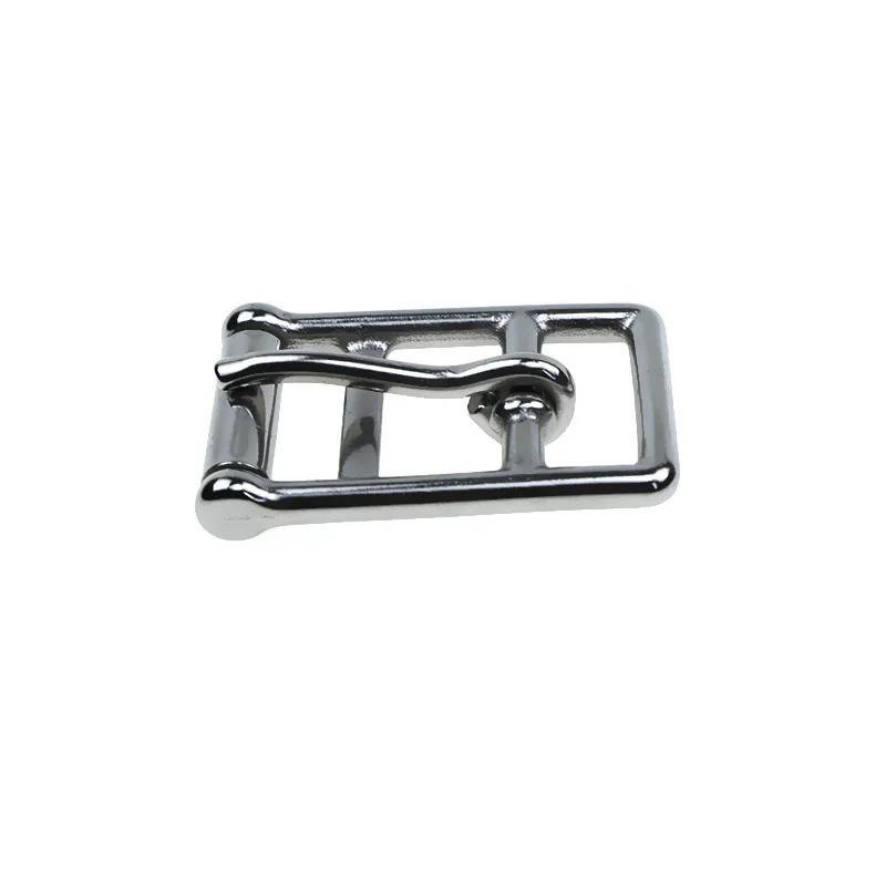 Stainless Steel Horse Belly Buckle cinch buckle Rope Clamp with roller Metal Loop End Clip Horse equipment Equestrian Parts
