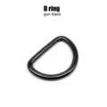Gun black D ring
