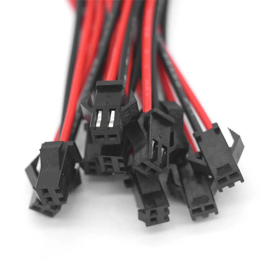 10 Pairs 2 Pin Steckdose Männlich Zu Weiblich Draht Stecker LED Streifen Lampe Fahrer Anschlüsse Kabel Schnell Adapter SM Terminal Linie – Detail 1