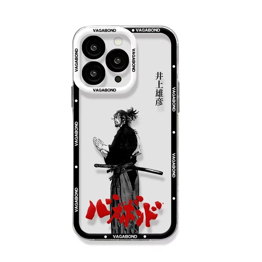 Vagabond Manga Soft Silicone Transparent Phone Case