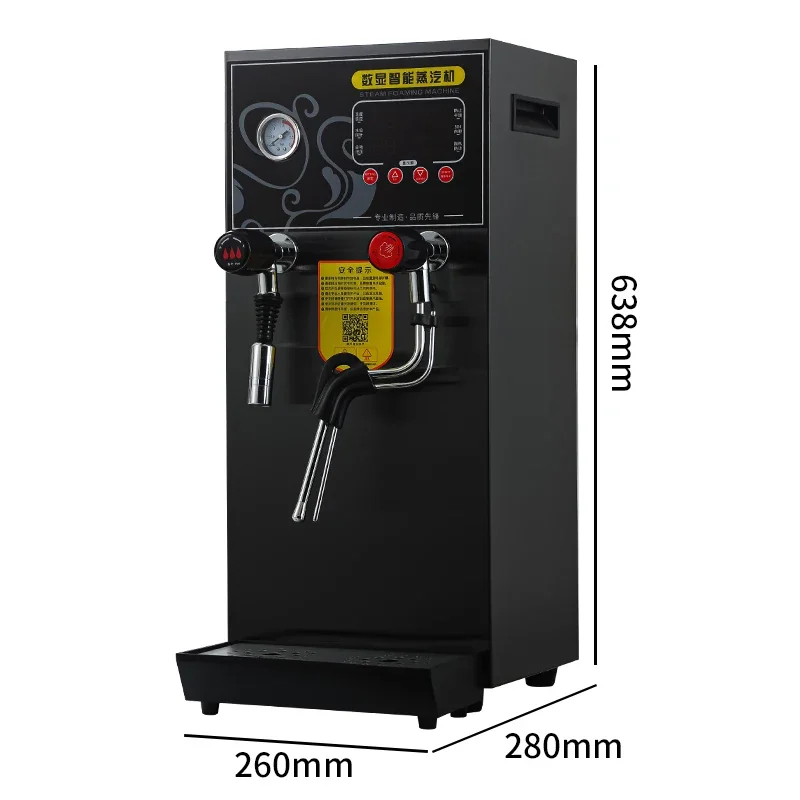 Commercial Milk Frother Electric Boiling Water Machine Espresso Coffee Milk Foamer Smart Temperature Control Milk Foam Machine 3