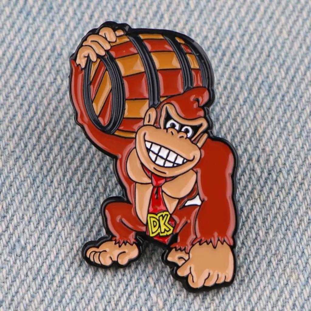 

Strong Orangutan Cartoon Pin Lapel Pins for Backpacks Enamel Pin Cute Collar Badges Brooch Accessories Fashion Jewelry Gifts