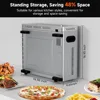 Air Fryer Toaster Oven Combo, 15-IN-1 Digital Stainless Steel Airfryer,18L Pizza Oven for 12' pizza / 9 slices, Flip Away Oven 3
