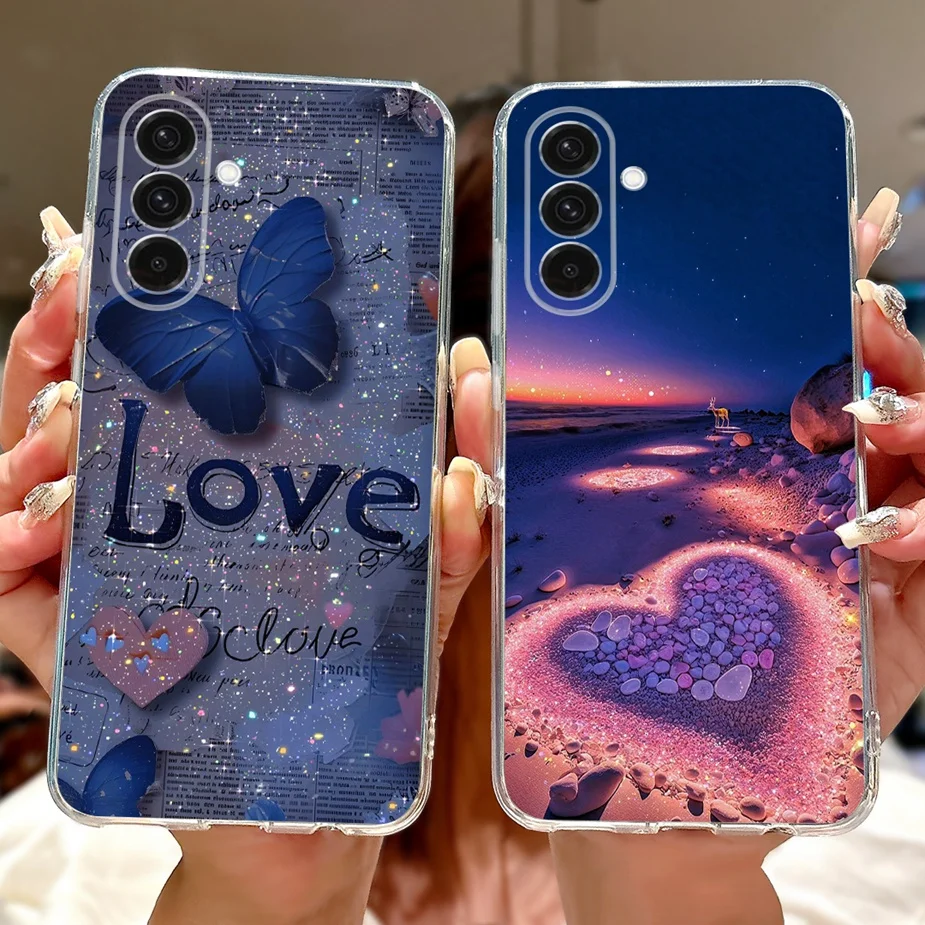 Fashionable Painted Soft Silicone Case – Stylish Protective Cover