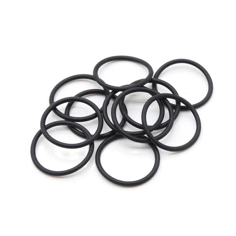 10pcs NBR O Ring Seal Gasket Thickness CS 2mm OD 5~150mm Nitrile Butadiene Rubber Spacer Oil Resistance Washer Round Shape
