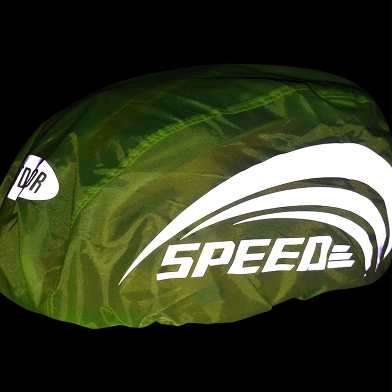 1 Pcs Bicycle Helmet Waterproof Cover with Reflective Strip Cycling Helmet Rain Cover 5
