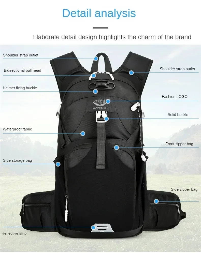 Description Picture 6 of itemOutdoor Camping Waterproof Breathable Backpack Large Capacity Outdoor Climbing Bag Trekking Sport Bags Backpack