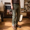 Red Tornado Tea Green 14oz Selvedge Denim Jeans Straight Fit Amekaji Pants Men 2