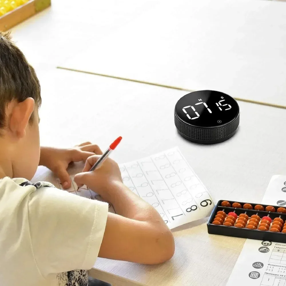 Kitchen Timer Digital Countdown Magnetic Egg Timer for Cooking Constant Light Function for Classrooms Quiet Kids Adults