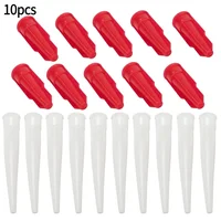 10pcs Silicone Tube Nozzle Cap E-Sealable Mastic Cartridge Spare Nozzles Screw Cover For Silicone Caulking Pipes Spare Nozzles 1