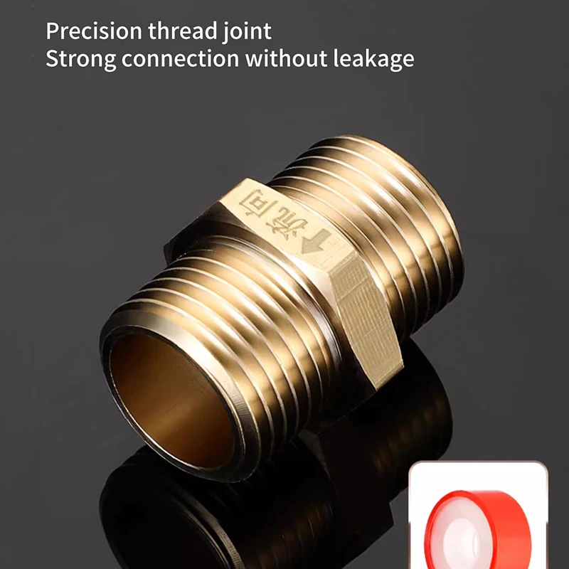 Male Female Check Valve One Way Non-return Valve Water Heater Toilet Water Pipes Household One-way Toilet Check Brass New
