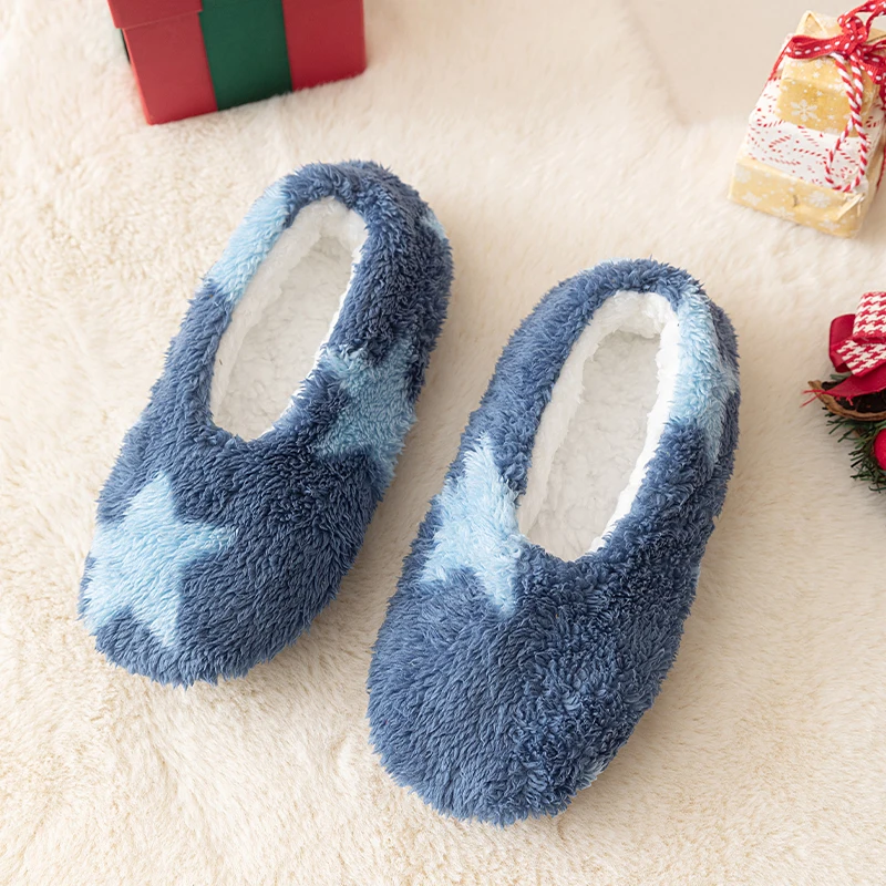 1 çift Kadın Kat Ayakkabı Sonbahar Ve Kış Sıcak Moda Stil Kapalı Ev Terlik Kat Çorap Sevimli Kat Çorap