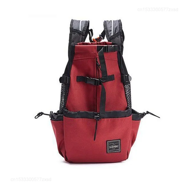 Dog Carrier Pet Shoulder Traveler Backpack Dog Outcrop Bags Ventilation Breathable Washable Outdoor Bicycle Hiking Backpack Bag 4