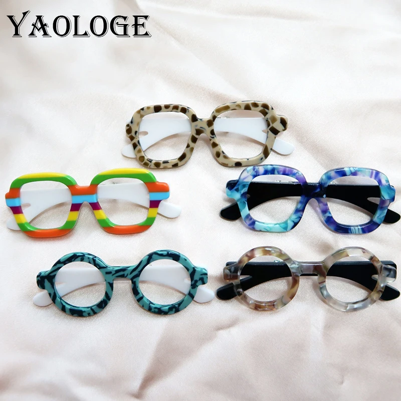 YAOLOGE Original Personal Eyeglass Frame Design Brooch Creative - Main Image