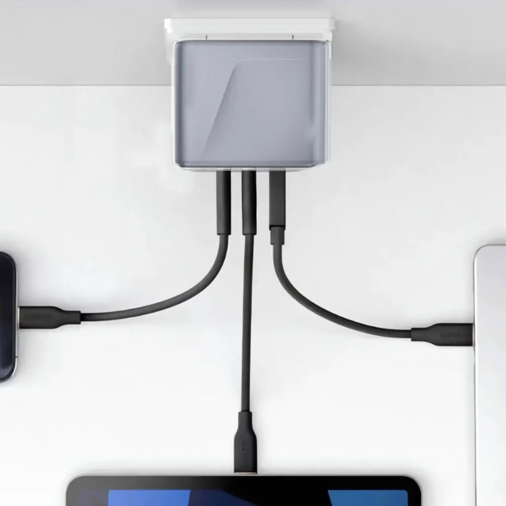 충격 방지 보호 충전기 커버 낙하 방지 투명 소프트 충전기 케이스 Anker Prime Charger 160W 3-포트용 소형 방진