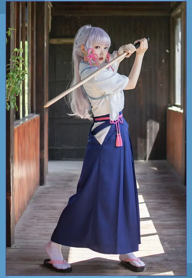 

Japanese cosplay Game Kimono Men Women Kendo Uniform Hakama Aikido Uniforme Sets Kung Fu Uniform Judo Martial Arts Clothing