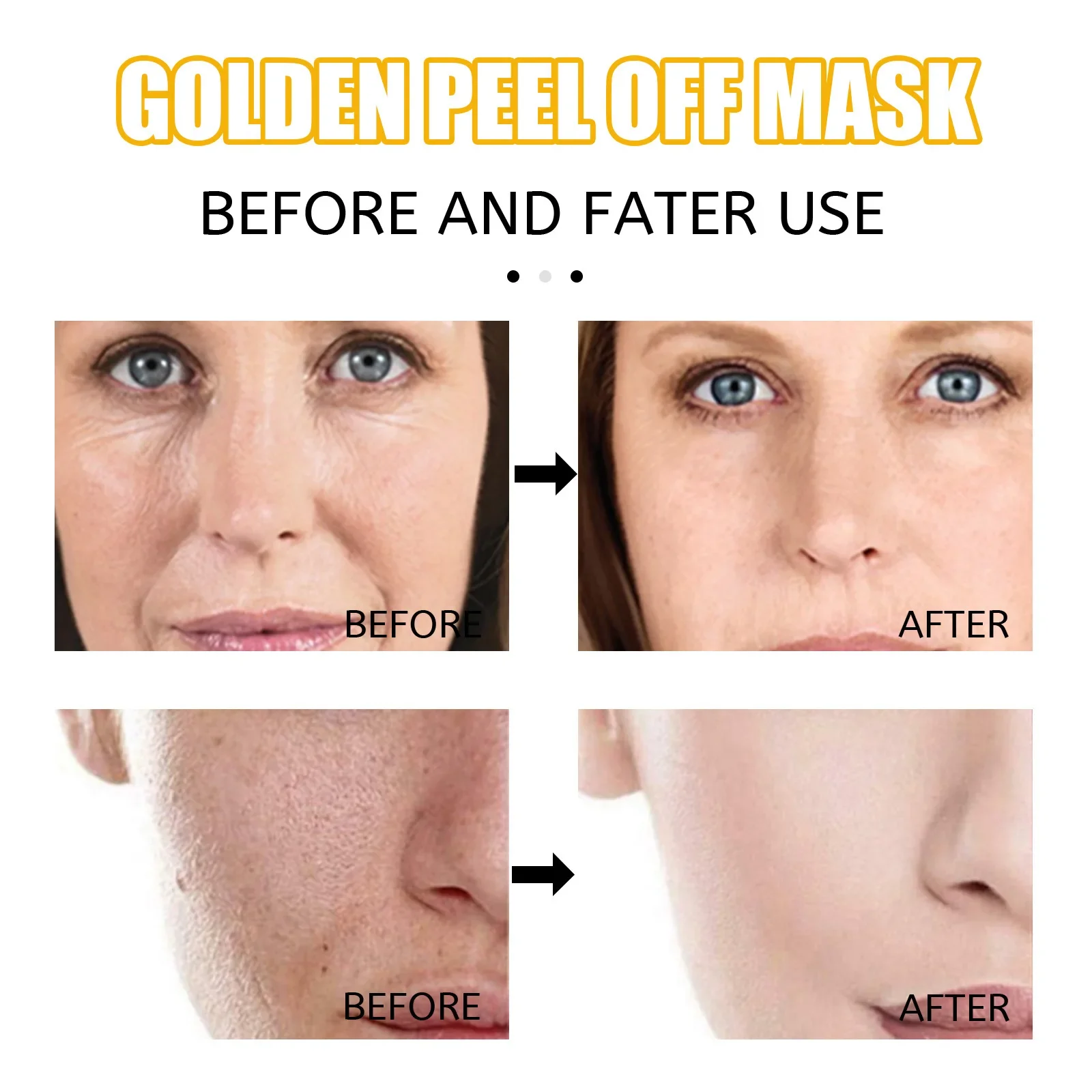 West & Month 24K Gold Tearing Mask Exfoliating Blackhead Deep Cleaning Facial Care Skin Care Delicate Pores Firming Skin Care 6