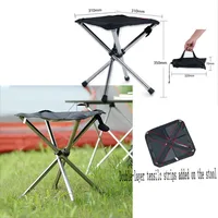 Outdoor Small Folding Triangular Stool Fishing Chairs Camping Multifunction Benches Foldable Stools Household Daily Park chairs 1