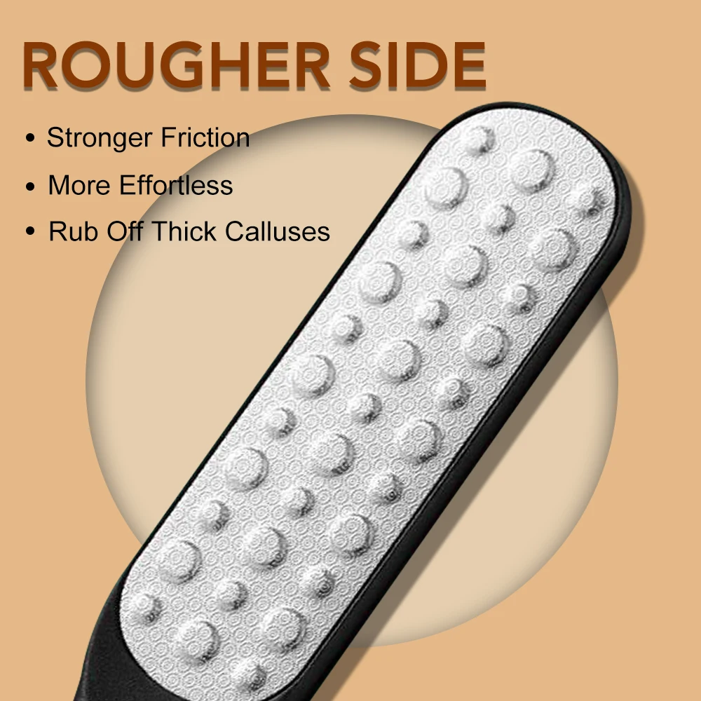 Double Side Foot File Professional Rasp Heel Grater Hard Dead Skin Callus Remover Pedicure File 1pcs