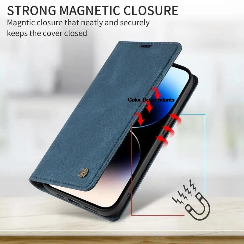 Flip Case For Oneplus 12 5G Magnetic Leather Card Luxury Book Funda One Plus ACE 3 Wallet Cover OnePlus 12R 12 R Etui Shockproof