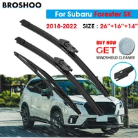 Car Wiper Front Rear Wiper Blades Set For Subaru Forester SK 2018 2019 2020 2021 2022 Front Rear Window 26"+16"+14" 1