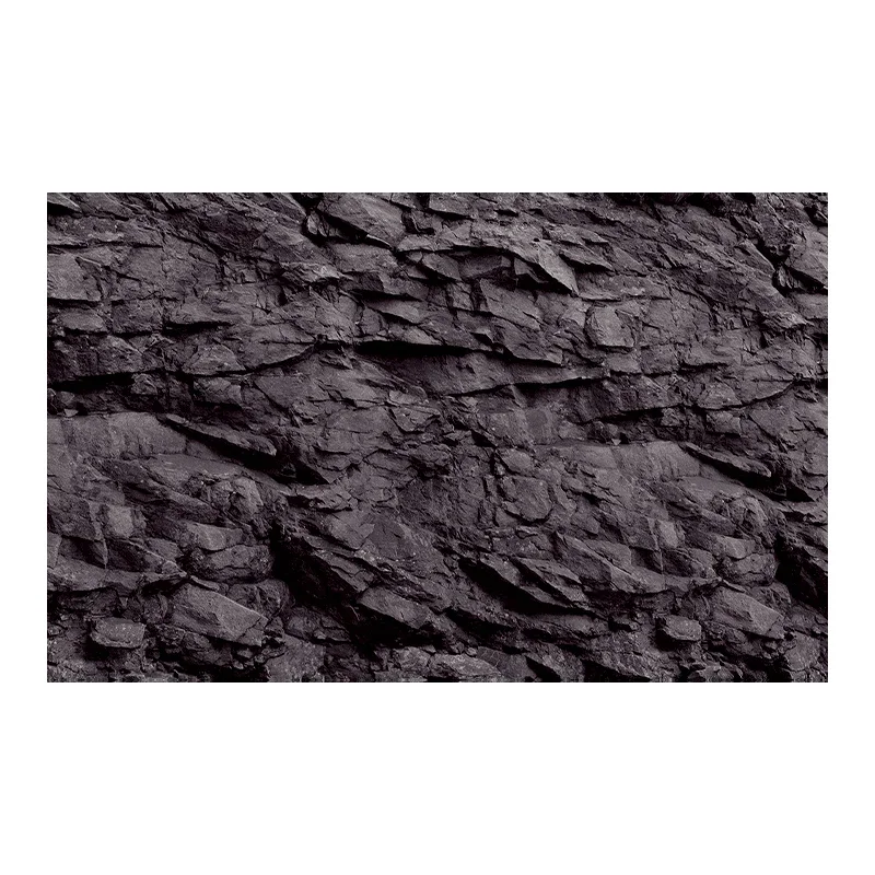 thumbnail image 1 of 1 rollo de póster de fondo para acuario con efecto 3D de piedra negra, autoadhesivo de piedra de roca HD para pecera, 1 of 5