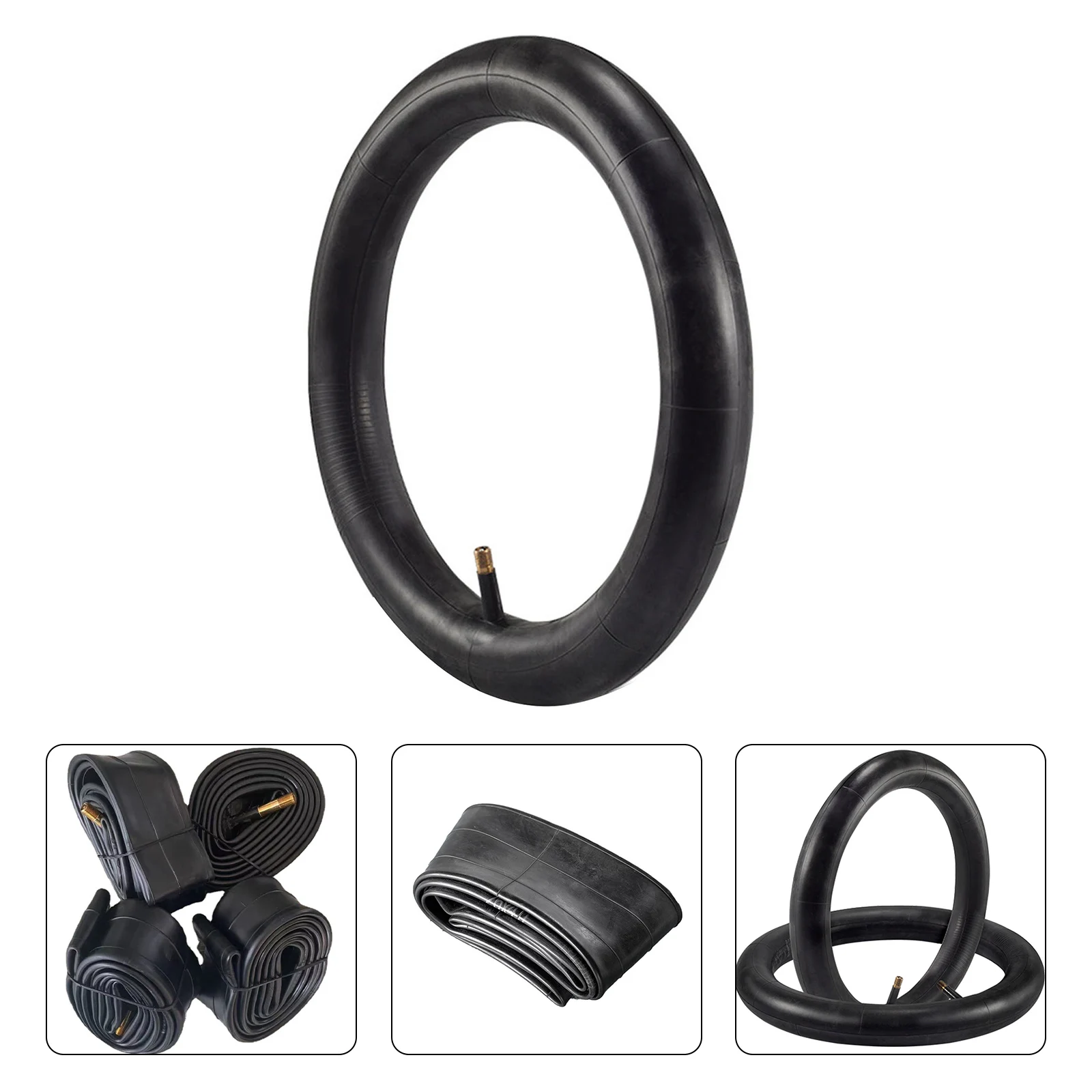 

Bike Inner Tube 20/24/26x4 Inch Wided Rubber Spare Tube Replacement For Snowmobiles Bicycles Bicycle Accessories