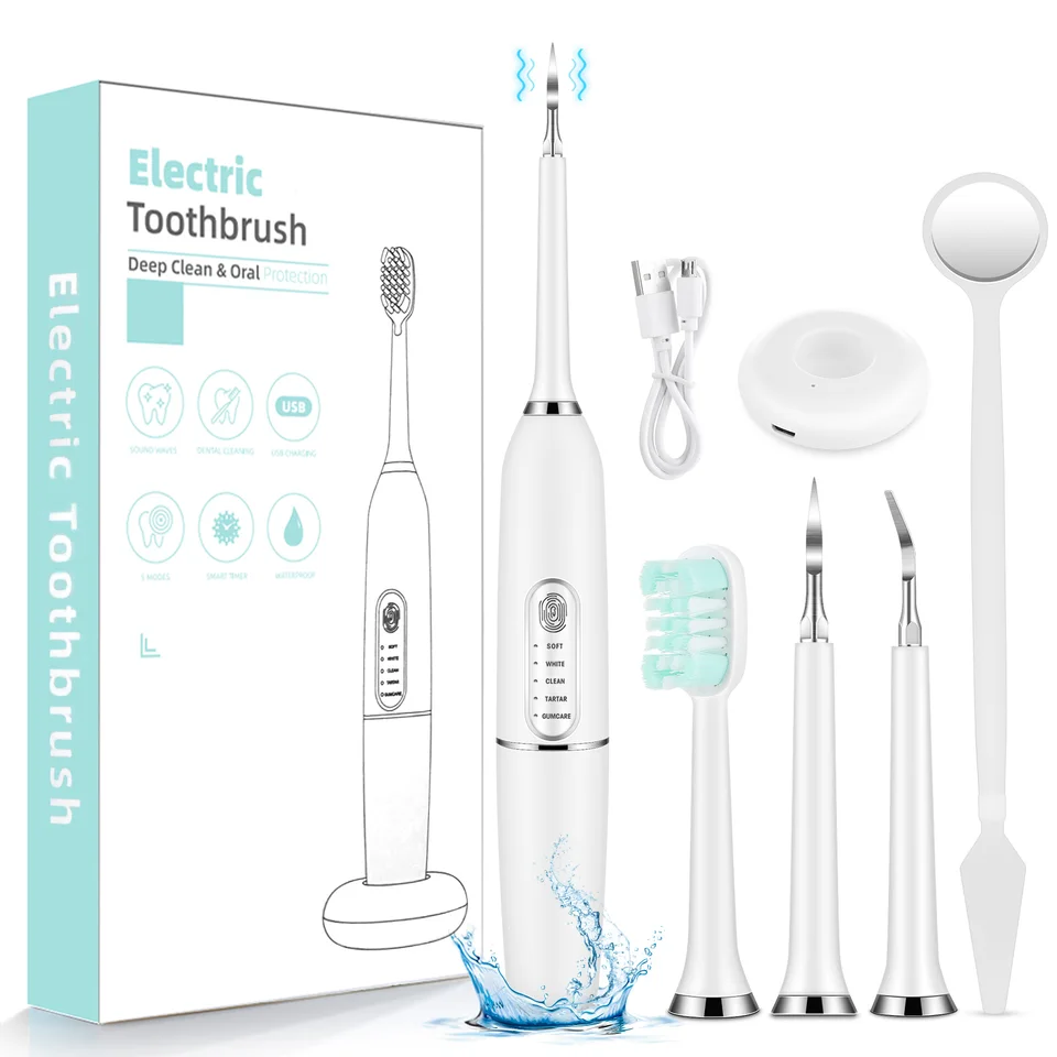 Sonic Electric Toothbrush Teeth Whitening Kit