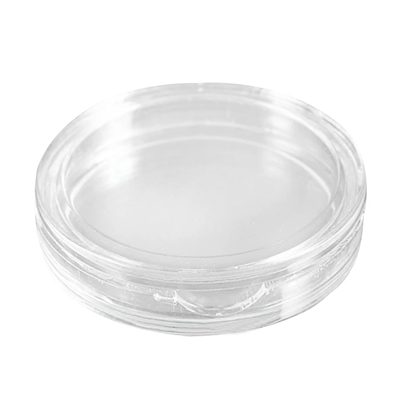 

30 Pcs Transparent Small Plastic Coin Box 23Mm