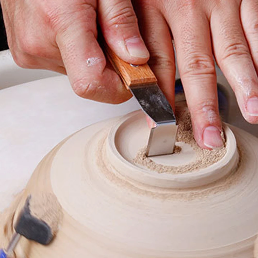 

Perfect Set for Clay Sculpture and Pottery Repair 8 Pcs with Premium Stainless Steel Tools and Wooden Handles