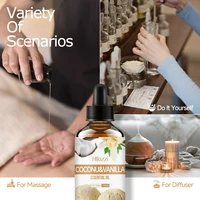 Coconut & Vanilla essential oils can be used for body massage, DIY candle and soap making, long lasting fragrance, alcohol free. 5