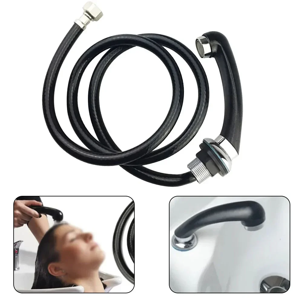 Shampoo Bed Bowl Shower Head Professional Hair Salon Shower Nozzle With Hose Non-pressurized Nozzle Bathtub Faucets 2