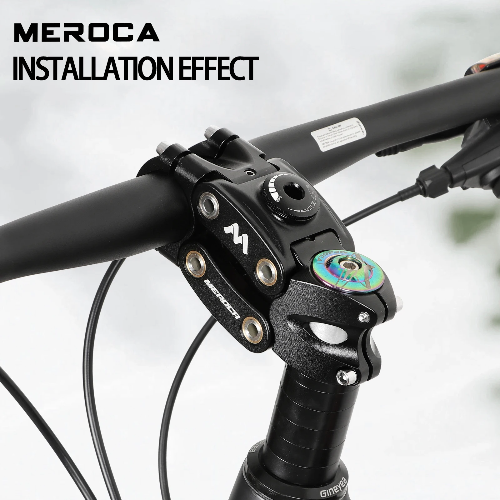 

MEROCA Shock-Absorbing Bike Handlebar Stem Suspension Stem Bicycle for Road Gravel Damper Stem Road Bike Accessories