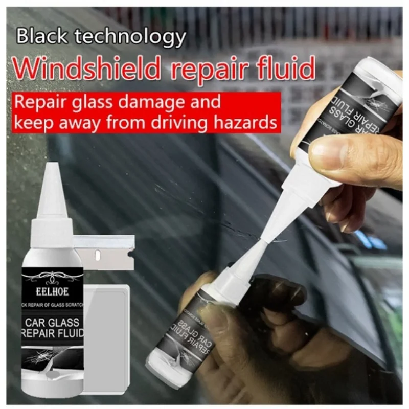 4pcs Car Glass Windshield Crack Repair Adhesive Glue Cracked Glass Repair  Fluid Adhesive Glue For Glass Scratch Crack Restore - Caulk - AliExpress