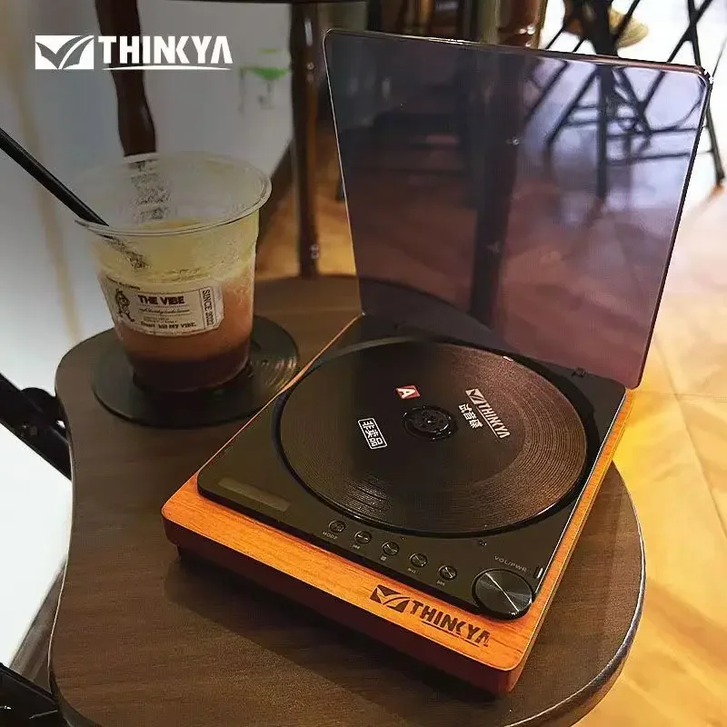 CD Player Wooden Bluetooth 5.1 Lossless HIFI USB Read Play Infrared Remote Control Digital Optical Output wooden cd player,portable cd player,wall mounted cd player