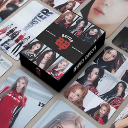 55pcs/set Kpop Babymonster New Album Batter Up LOMO Card AHYEON HARAM RORA PHARITA CHIQUITA RUKA ASA Gift Postcard Photo Card