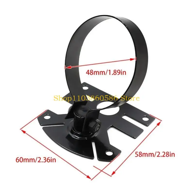 242A 52mm 직경 게이지 마운트 홀더 브래킷 금속 브래킷 게이지 미터 홀더