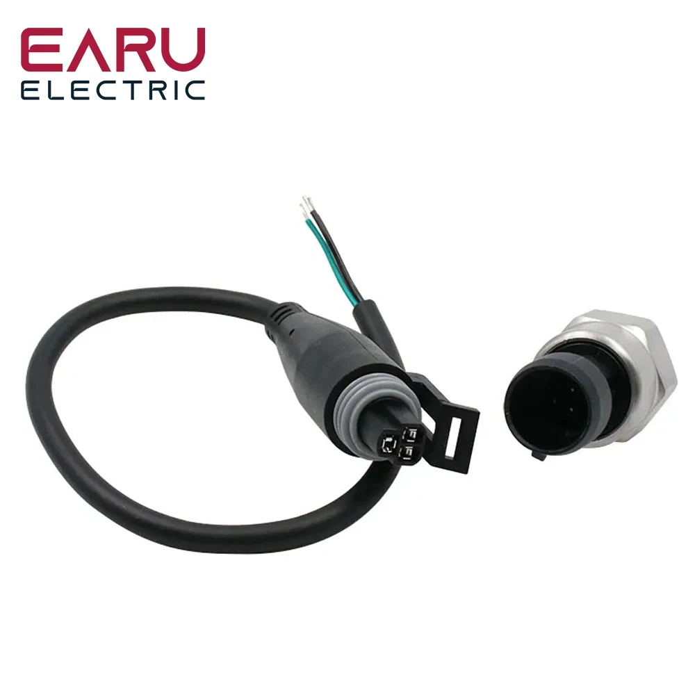 DC 5V 1/8NPT Pressure Transducer Transmitter Sensor Stainless Steel Oil Air Wate