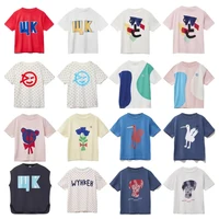 Kids Boys T-shirts New Wyn 2025 Summer Cute Cartoon Print Girls Short Sleeve Tees Children Cotton Tops Boy Casual Clothing 1